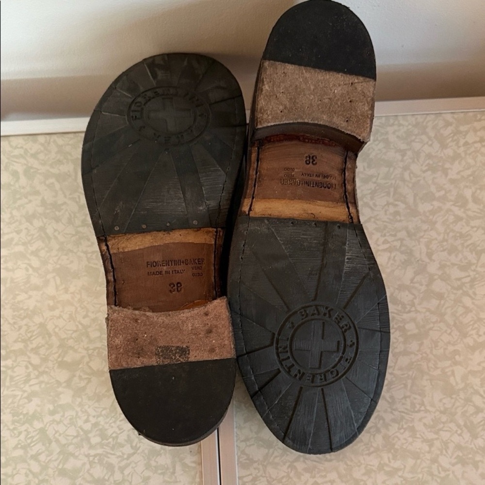 Fiorentini + Baker Women’s Gray Suede Oxfords - Picture 3 of 8